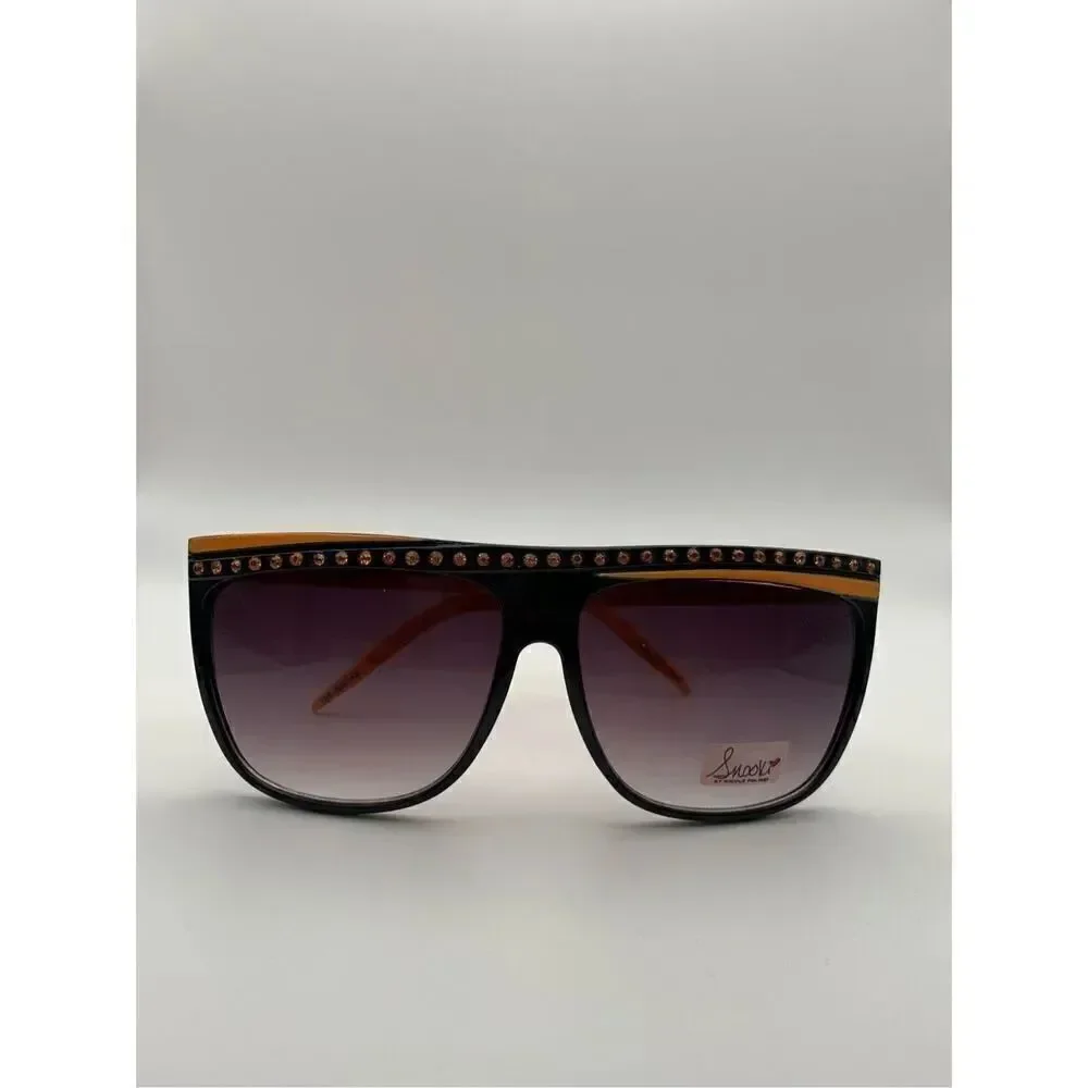 Snooki by Nicole Polizzi Womens 105-SNP-2 Rock Candy Sunglass Orange NWT